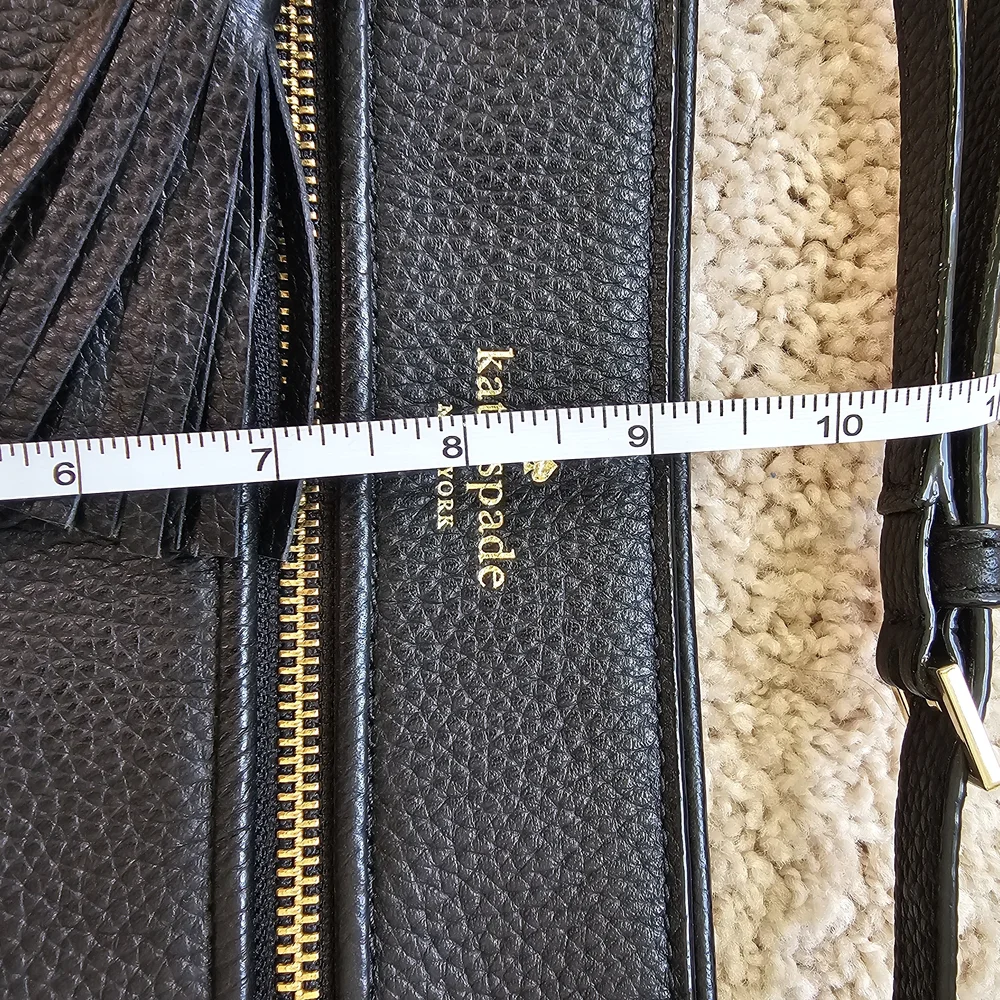Kate Spade Black Leather Crossbody Bag - Picture 5 of 6